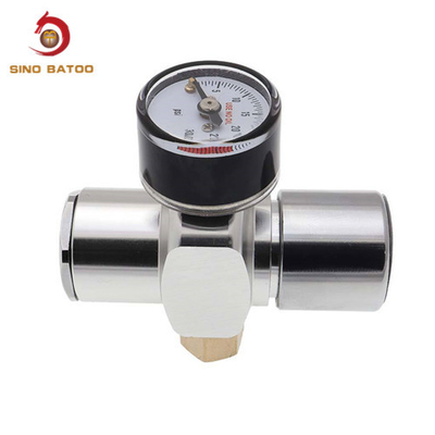 No Leaking 0-60 PSI Mini Keg CO2 Regulator For Carbonation